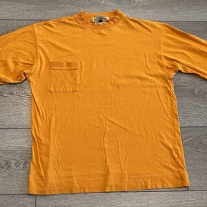 Vintage Bis Bis Gene Ewing Top California Sunwash Long Sleeve Yellow Size Large